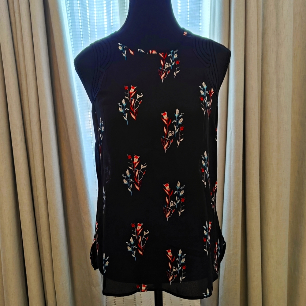 Petite XS Daniel Rainn floral blouse